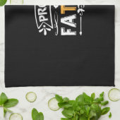 Papa Gift Proud Vader Theedoek (Gevouwen)