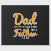 Papa Gift Vader voor mij Cadeaupapier (Vlak)