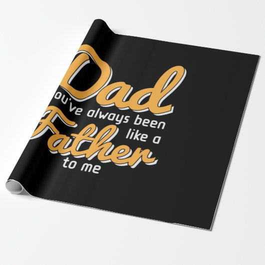 Papa Gift Vader voor mij Cadeaupapier (Uitgerold)