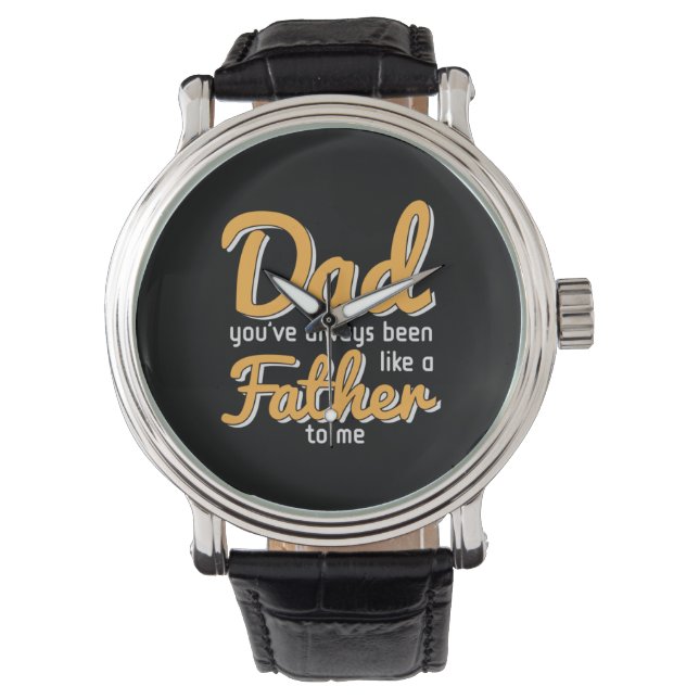 Papa Gift Vader voor mij Horloge (Voorkant)