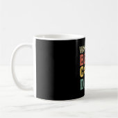 Papa Gift | Wereld. Het beste. Kat. Papa. Koffiemok (Links)