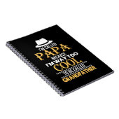 Papa Gift wordt grootvader genoemd Notitieboek (Rechterzijde)