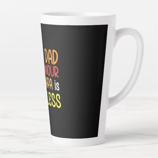 Papa Gift wordt papa als Papa Latte Mok (Rechts)