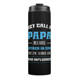 Papa Gift ze noemen me Papa Thermosbeker
