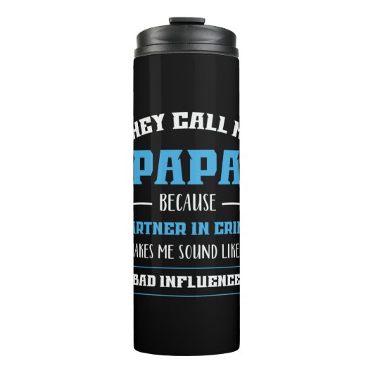 Papa Gift ze noemen me Papa Thermosbeker (Voorkant)