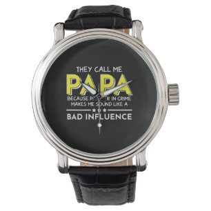 Papa Gift ze noemen me Papas Horloge