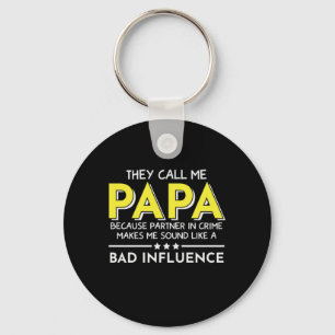 Papa Gift ze noemen me Papas Sleutelhanger