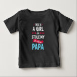 Papa Gifts from Granddaughter She Stole My Heart<br><div class="desc">Ideal gift on Back to School,  Graduation,  Birthday,  Travel,  Reunion,  Christmas,  or any Special Occasion</div>
