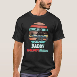 Papa Giganotosaurus Rex Prehistorische Dinosaur Fa T-shirt