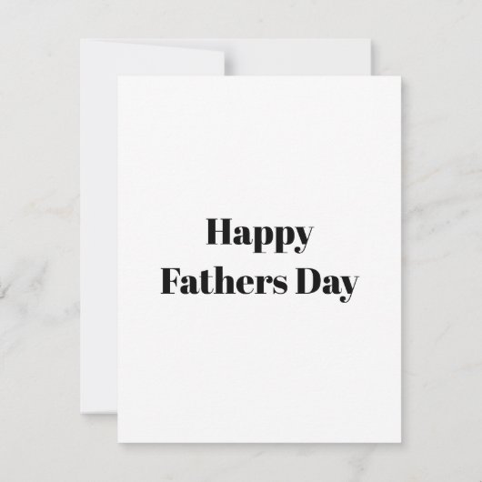 Papa gitaar man simpel grappig monochromatisch notitiekaartje (Achterkant)