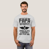 Papa Gitarist T-shirt (Voorkant volledig)