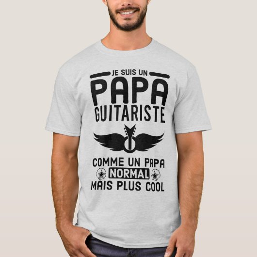 Papa Gitarist T-shirt (Voorkant)