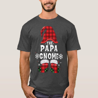 Papa Gnome Buffalo Pset Matching Family Kerstmis T-shirt