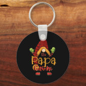 Papa Gnome Christmas Pajamas Matching Family Group Sleutelhanger (Voorkant)