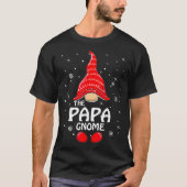 Papa Gnome Family Matching met Kerstmis Gift Pa T-shirt (Voorkant)