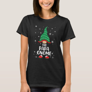 Papa Gnome Matching Family Kerstpyjama T-shirt
