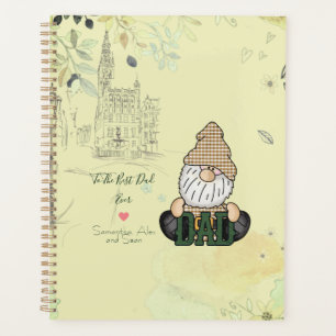 Papa Gnome personaliseren Groene pap Gift Planner