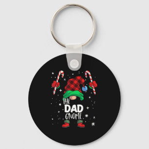 Papa Gnome Red Buffalo Plaid Matching Family Chris Sleutelhanger