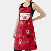 Papa goed gesust Gastijzer All-Over Print Schort (Insitu)