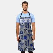 Papa goed gesust Gastijzer All-Over Print Schort (Gedragen)