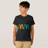 Papa Golf Cadeau Voor Vader T-shirt (Voorkant volledig)
