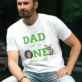 Papa Golf Eerste Verjaardag Foto gepersonaliseerd T-shirt
