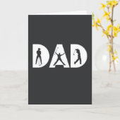 Papa Golf Kaarten Voor Hem Vader Golfer Van Dochte (Gele Bloem)