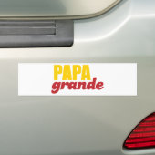 Papa Grande - Big Papa Bumpersticker (Op auto)