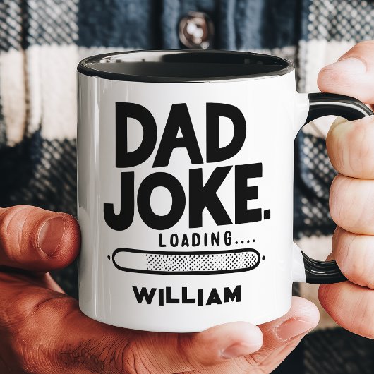 Papa grap aan het laden Gepersonaliseerd Mok