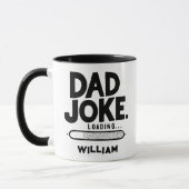 Papa grap aan het laden Gepersonaliseerd Mok (Links)
