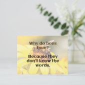 PAPA GRAP: Bijen Humor Briefkaart (Staand voorkant)