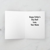 Papa-grap Dad Grap Even Geduld Kaart (Binnen)