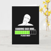 Papa-grap Dad Grap Even Geduld Kaart (Gele Bloem)