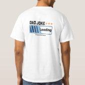 Papa grap laden batterij grappige typografie t-shirt (Achterkant)