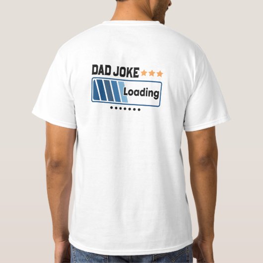 Papa grap laden batterij grappige typografie t-shirt (Achterkant)