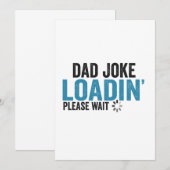 Papa grapjas laden even wachten grappige Vaderdag  Kaart (Voorkant / Achterkant)