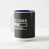 Papa grapjas laden tweekleurige koffiemok (Voorkant links)