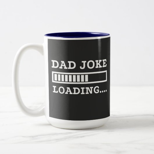 Papa grapjas laden tweekleurige koffiemok (Links)