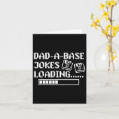 Papa-grappen Laden Retro Grappig Father Kaart (Gele Bloem)