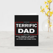 Papa - Grappig Donald Trump Vaderdag Cadeau Kaart (Gele Bloem)