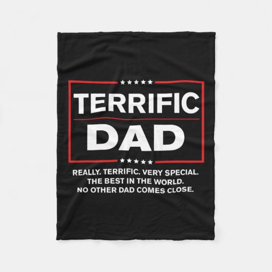 Papa - Grappig Donald Trump Vaders Day Gift Fleece Deken (Voorkant)