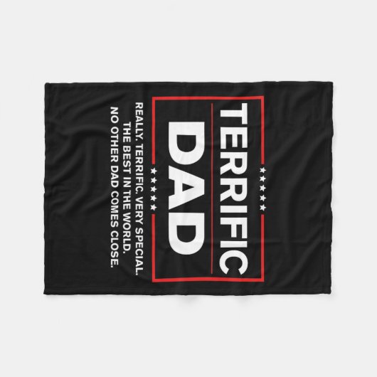 Papa - Grappig Donald Trump Vaders Day Gift Fleece Deken (Voorkant (Horizontaal))