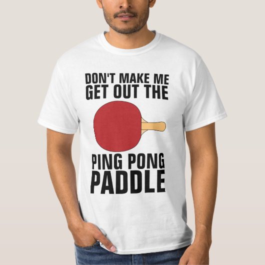 PAPA GRAPPIG PING PONG PADDLE T-shirt (Voorkant)
