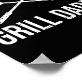 Papa Grappig Vaders Dag Gift-grillfather-grill Pap Poster (Hoek)