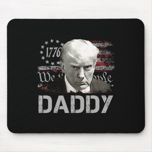 Papa Grappige Papa Trump Muismat (Voorkant)