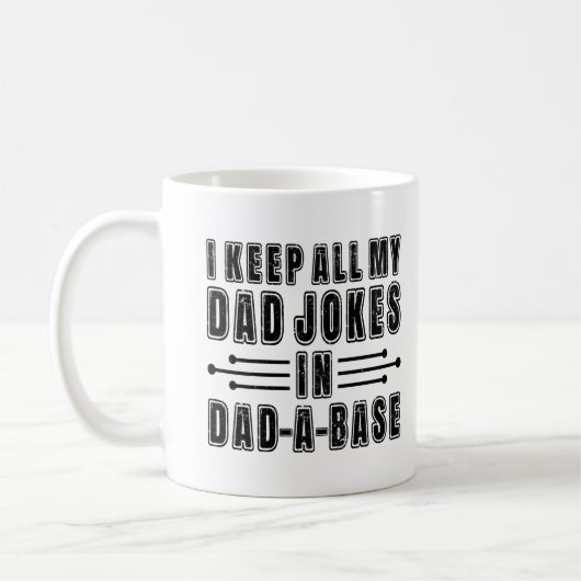 Papa grapt in papa een basis Vaderdag Cadeau grapp Koffiemok (Links)