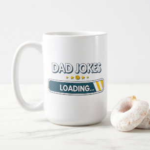 Papa grapt met laden... koffiemok