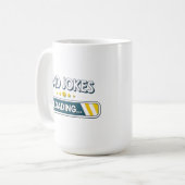 Papa grapt met laden... koffiemok (Voorkant links)