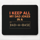 Papa grapt ontwerp voor mannen papa database papa  muismat (Voorkant)