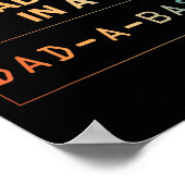 Papa grapt ontwerp voor mannen papa database papa  poster (Hoek)